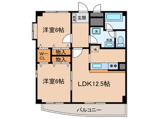 ア－ク・ラフィ－ネの物件間取画像